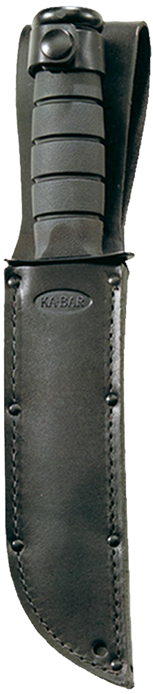 Leather Scout Sheath for the Short Ka Bar Fighting Knife