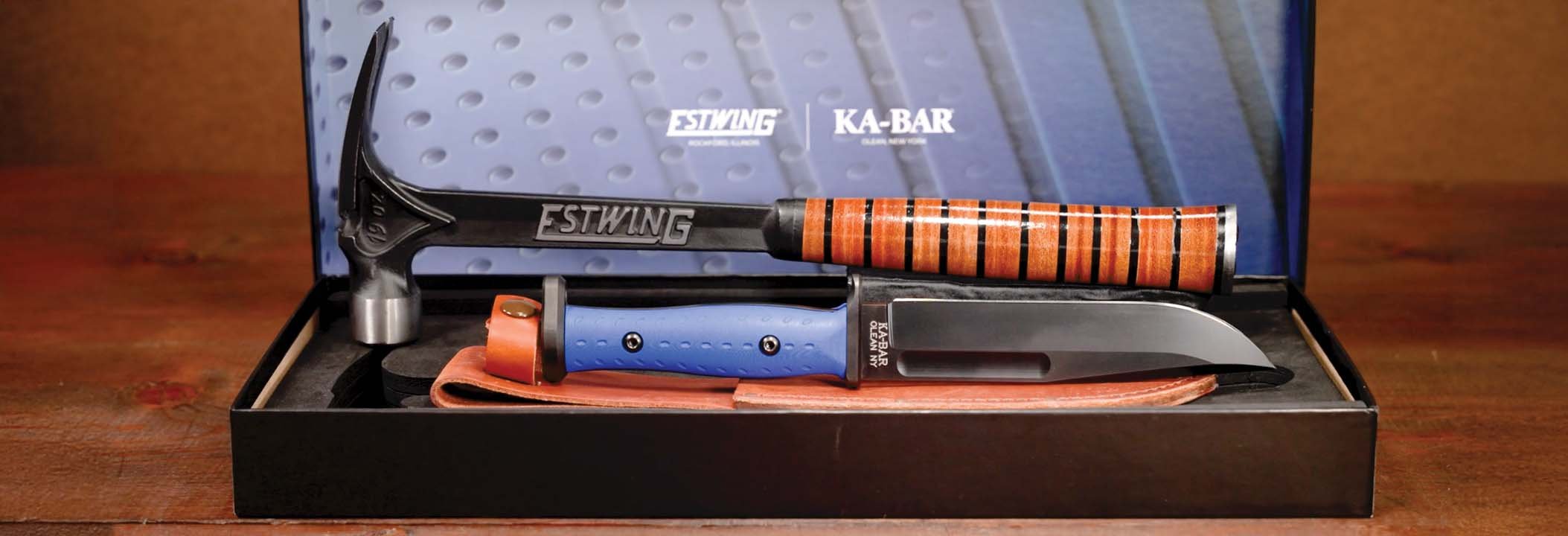 KA-BAR x Estwing Package Knife and Hammer