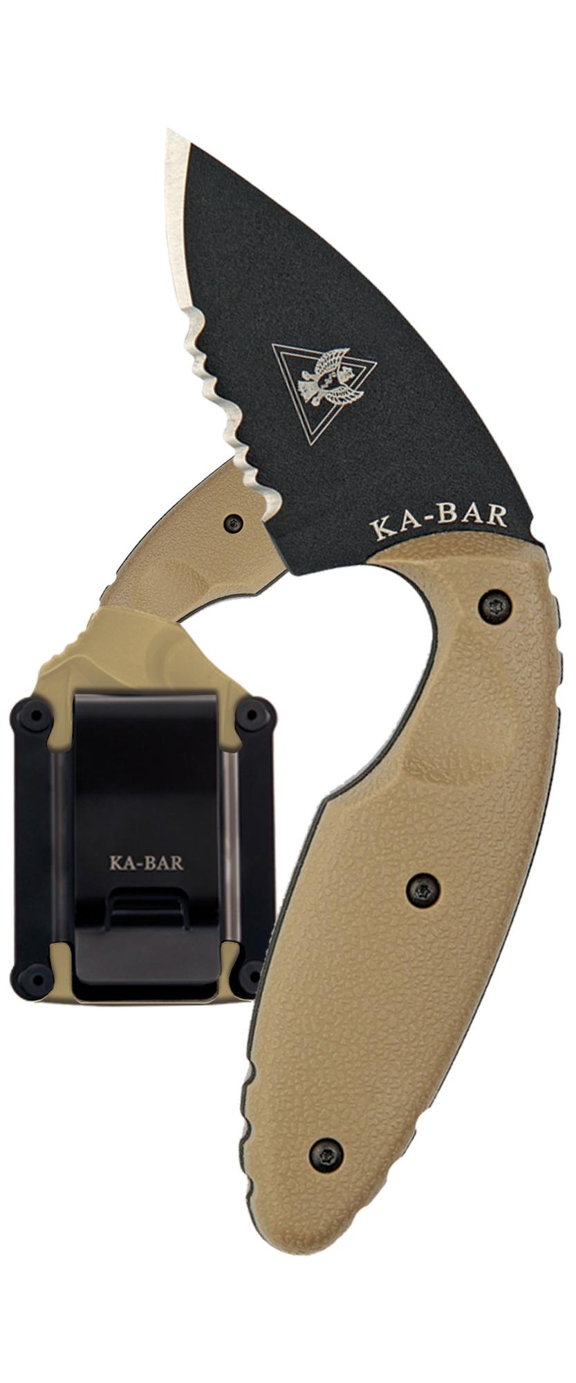 KA-BAR: Full Size Black KA-BAR®, Straight Edge
