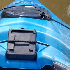 KA-BAR 9420 Buddy Storage Case on a Kayak